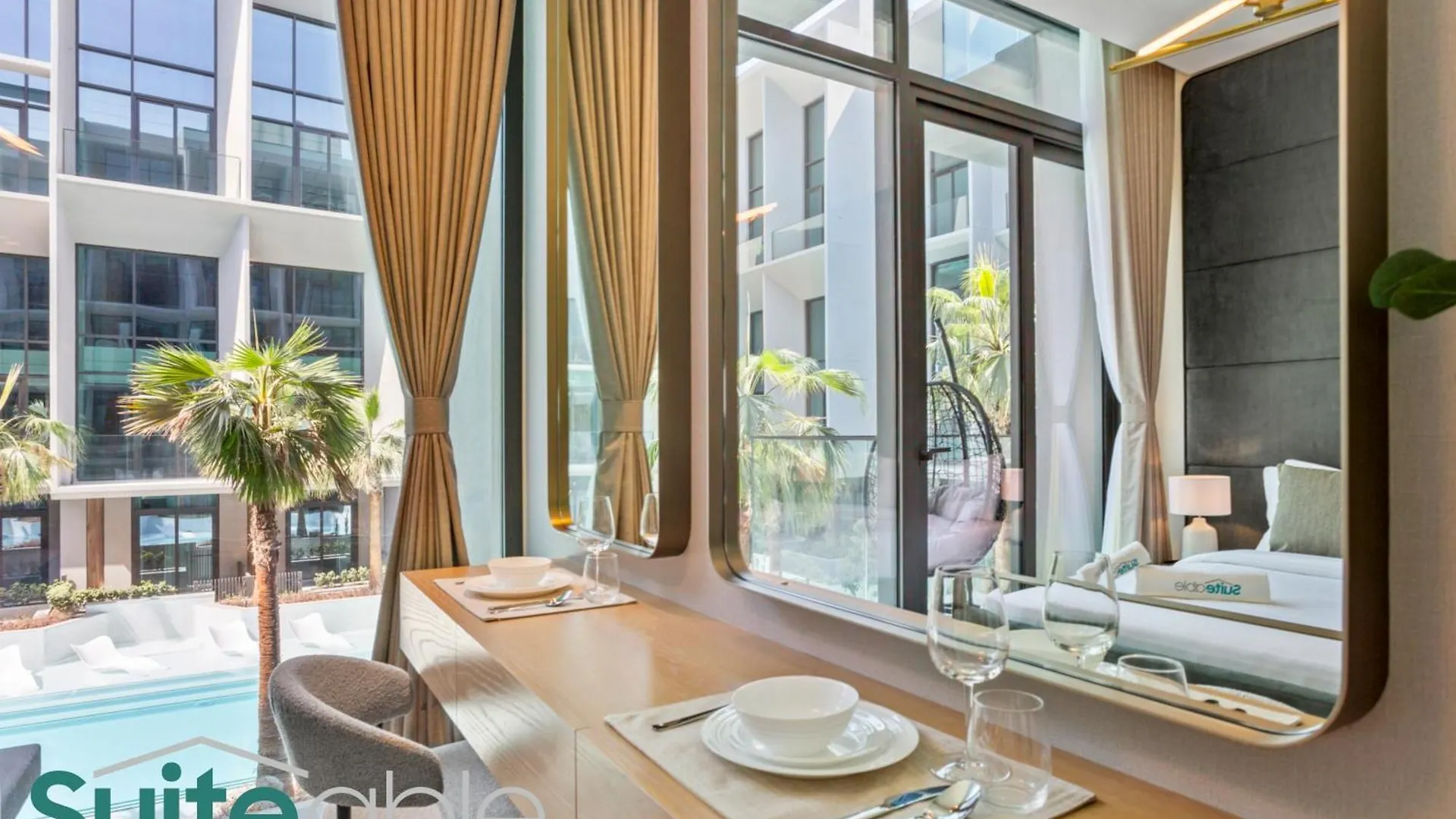 Aesthetic Studio With Stunning Pool View In Jvc Dubai