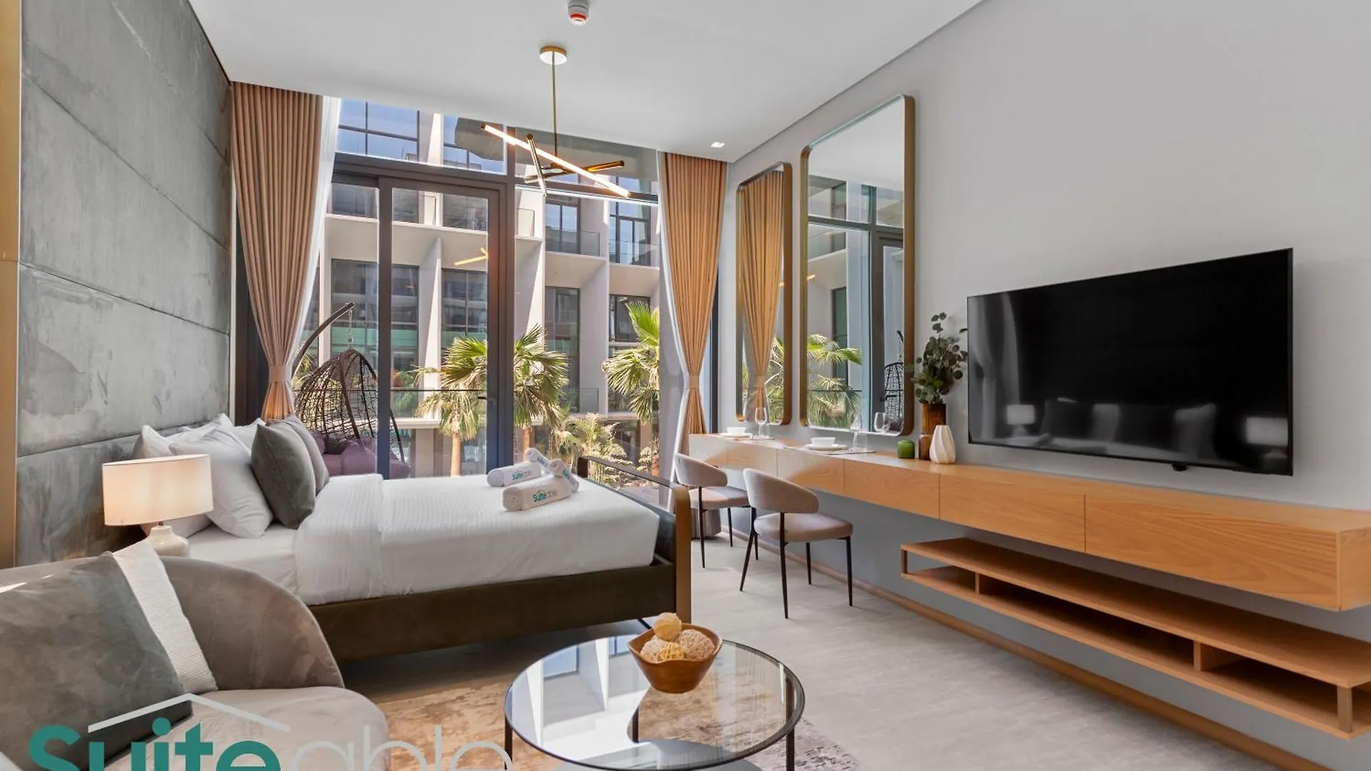 Aesthetic Studio With Stunning Pool View In Jvc Dubai Apartment